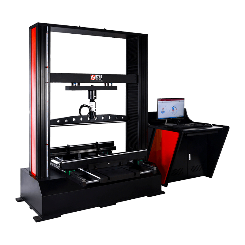 WDW-serie dubbele kolomdeurtype dubbele schroef microcomputergestuurde multifunctionele compressie- en buigtestmachine